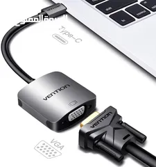  2 تحويلة من Type-C to VGA Converter