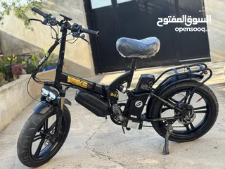  1 بسكليت كهرباء عجل عريض مغنيسيوم