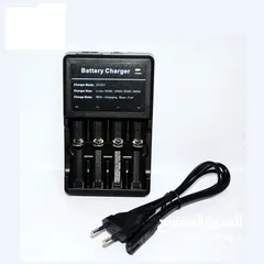  4 شاحن بطاريات رباعي 3.7V Battery Charger