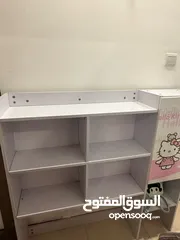  3 مكتبة مع كرسي