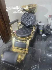  3 كراسي حلاقه استعمال خفيف للبيع