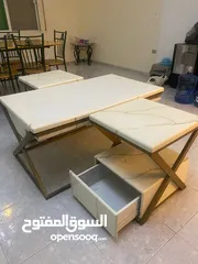  1 للبيع طاولات وسط رخام