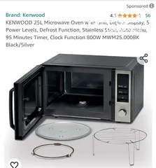  3 microwave kenwood 25L