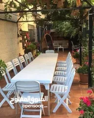  4 طاولة العزايم والمناسبات طاولة وكراسي بتقدرو تطووها وتضبوها بعد الاستعمال