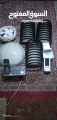  2 4 اضواء 2 منبه وتلفون وشفاط 20 في 20 حاله ممتاذه