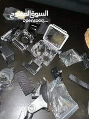  6 Action Camera 4k For bike  With 3 battery  and a accessories