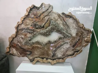  2 برواز ريزين كريستال فاخر حجم كبير