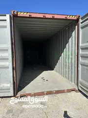  2 حاويه  كونتينر 20 قدم و40 قدم مستعمل للبيع