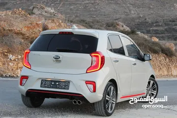  23 كيا بيكانتو GT-line 2020 للبيع ترخيص وتامين فل اللون ابيض نظيفة وحبة نادرة