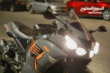  11 كوازاكي zx14 للبيع او بدل على سيارة او بك اب امريكي