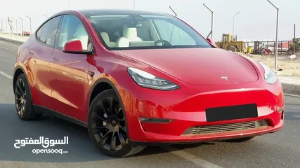  2 Tesla Y 2021 Dual Motor فحص كامل