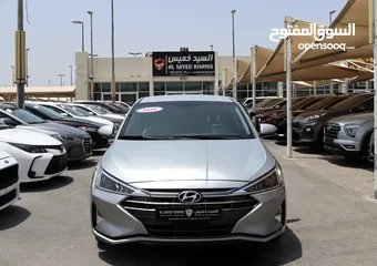  1 HYUNDAI ELANTRA 2020 - GCC - MID OPTION - 1600 CC - خليجي - بدون حوادث - مكينة 1600 سي سي