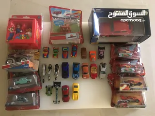  1 سيارات ألعاب صغيرة وكبيرة ومعدنية للهواة للبيع كمجموعة كاملة أو مفرق لكن السعر بيختلف كثير...