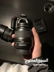  2 كاميرا nikon d3200 مع عدسات اضافيه
