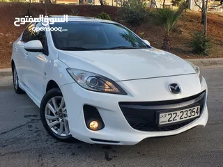  4 مازدا 3 زوووم موديل 2013 فل كامل مع الفتحه بأعلى صنف ومواصفات من فئتها  MAZDA 3 ZOOM MODEL 2013