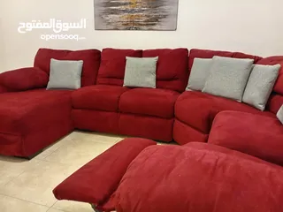  13 كورنر امريكي مستورد  ريكلاينر  حرف U فاااخر  جدا