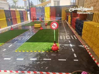  2 تصميم حديقة مرورية للاطفال للحضانات ورياض الأطفال والمدارس ومناطق الالعاب