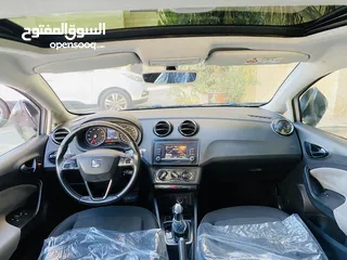  9 سيت ابيزا 2017  فل اوتماتك فل اضافات وبحالة الشركة ولا غرام بوية  الله يبارك لصاحب النصيب ..