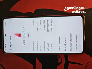  4 موبايل سامسونج  S20 FE 5G مستعمل بحالة ممتازة مع سماعات آبل هدية Used Samsung S20 FE 5G mobile