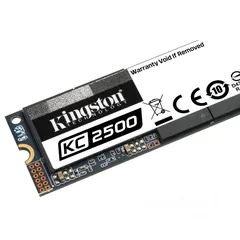  2 1TB (1000GB) KINGSTON KC2500 M.2 NVME 3D NAND 45X SPEED DESKTOP - LAPTOP GAMING SSD