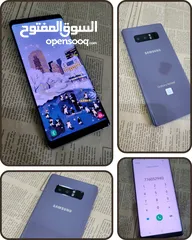  10 وجبنا المعدووم        Samsung Galaxy Note 8        جلاكسي نوت 8..فرايزون   باللون الاسود والرماادي