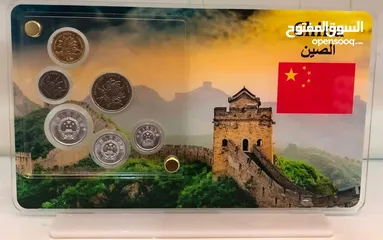  23 ستاندات منوعه عالميه يحتوي بالداخل على قطع معدنيه وفضيه انسر
