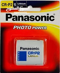  1 بطاريات ليثيوم CRP2 6V بناسونك Panasonic Photo Lithium CR-P2 6V battery