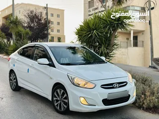  1 هونداي اكسنت 2016 . فل اوتوماتيك . اصل برايفيت كوري . ترخيص + تأمين . ماتور 1400 بنزين