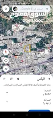  2 ارض نص دونم مخدومة ومسورة في وسط قرية عين جنة (عجلون) تصلح للبناء والزراعة  قريبة من الخدمات