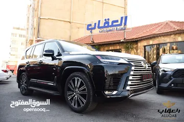  2 لكزس LX600 2024 وارد الوكيل عداد زيرو فاخرة لون اسود مميز
