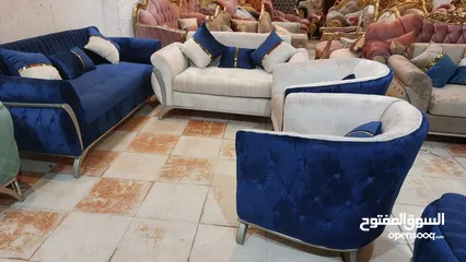  4 انتريه الدوران خشب زان Furniture oh