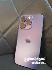  1 ايفون 14pro 256gb بحالة الجديد