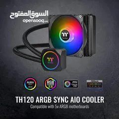  4 التبريد المائي من Thermaltake Th120 ARGB عالي الادء والفعالية بسعر حرق لفترة محدودة