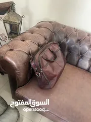  1 شنتة جلد بوجاتي أصلية
