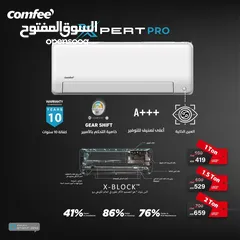  2 مكيفات كومفي موديل 2025 نحاس بالكامل قوة في الأداء توفير طاقه 70% شامل توصيل وتركيب مجانا