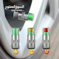  3 4 قطع لتتبع ضغط الاطارات