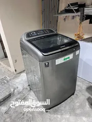  1 Samsung 12kg top load غساله