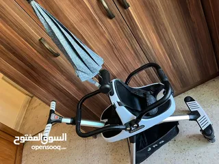  4 عربايه اطفال فرديه + عربايه اطفال مزدوجه مع مظله