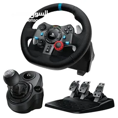  1 Logitech g29 steering wheel ستيرنغ لوجيتك للبيع مستعمل بحال الوكالة