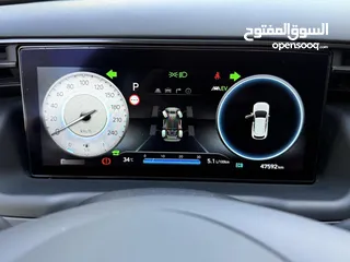  25 هونداي توسان NLine ترخيص 2022 محرك 1600 هايبرد plug in/يقطع على الشحنه 65 كيلو متر