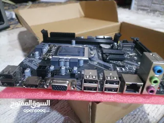  2 لوحة أم Mucai H61 Lga 1155 Kit متوافقة مع معالجات إنتل كور الجيل الثاني والثالث تدعم M.2 Nvme Sdd