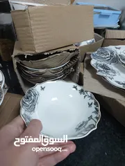  4 طقم صحون  جديد / بيع لسفر