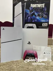  1 سعر مغري بلاستيشن Ps5 slime digital سعة 1 terabytes استخدام شهر وارد امريكي مع كرتونته