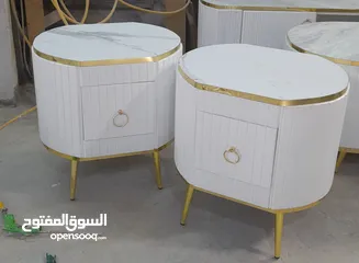  24 طاولات وسط خشب 18م الون حسب الطلب مكون من ثلاث قطع تفصيل حسب الطلب والمقاس