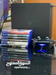  3 جهاز PS4  اوروبي بسعة 1 تيرا نظيف مع 5 اقراص مع تجربه مختلفه سوف تبهرك ماذا تنتظر ؟