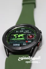  1 SAMSUNG GALAXY WATCH 3 SIZE 45MM WITH ARMY GREEN RUBBER BAND