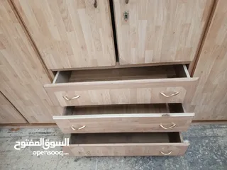  11 خزاين 6 درف طابقين خشب لاتيه وزان تفصيل