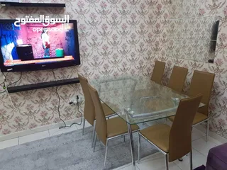  5 محمود سعد )غرفة وصالة للايجار الشهري في الشارقة التعاون بفرش فندقي ثاني ساكن بتشطيب ممتاز