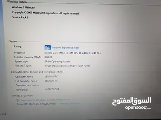  4 لينوفو core i3 للبيع شاشة تتش