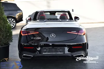  8 مرسيدس سي ال اي كشف نايت بكج مايلدهايبرد موديل2024 Mercedes CLE200 Convertible AMG Kit Night Package